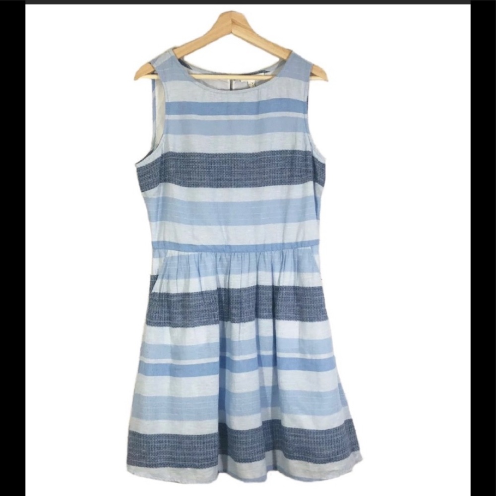 NWT blue striped dress